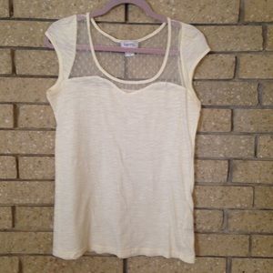 Kira cream color tee